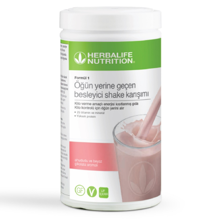 Herbalife Shake Ahududu ve Beyaz Çikolata Aromalı